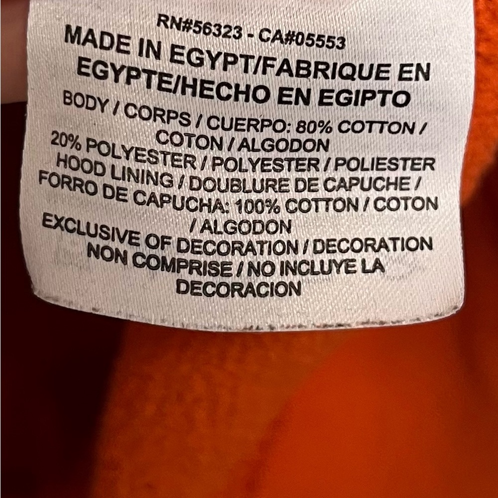 Pre-Loved Orange Sportswear Nike Pullover Hoodie - Nike - Picture 14 of 15